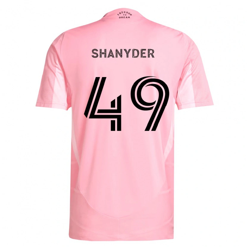 Danxen Dame Shanyder Borgelin #49 Rosa Svart Hjemmetrøye Drakt Trøye 2026/27 Skjorter T-Skjorte