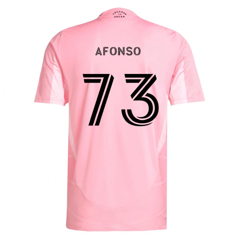 Danxen Dame Leo Afonso #73 Rosa Svart Hjemmetrøye Drakt Trøye 2026/27 Skjorter T-Skjorte