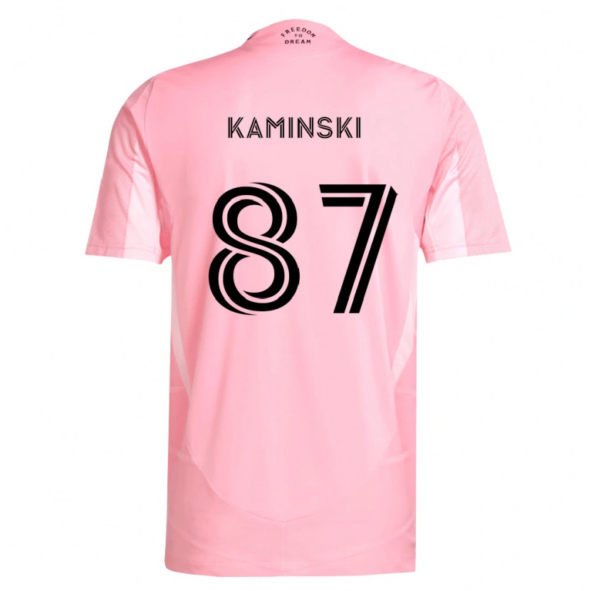 Danxen Dame Brett Kaminski #87 Rosa Svart Hjemmetrøye Drakt Trøye 2026/27 Skjorter T-Skjorte