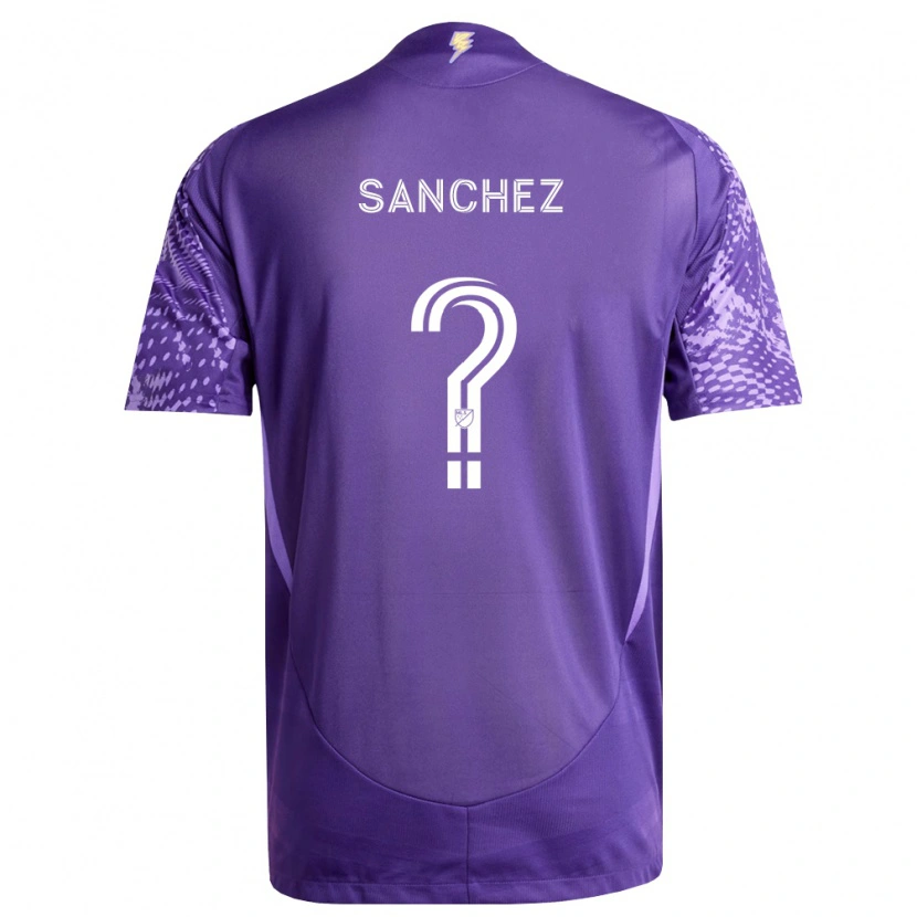 Danxen Dame Fernando Sanchez #0 Lilla Hvit Hjemmetrøye Drakt Trøye 2026/27 Skjorter T-Skjorte