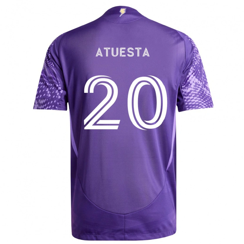 Danxen Dame Eduard Atuesta #20 Lilla Hvit Hjemmetrøye Drakt Trøye 2026/27 Skjorter T-Skjorte