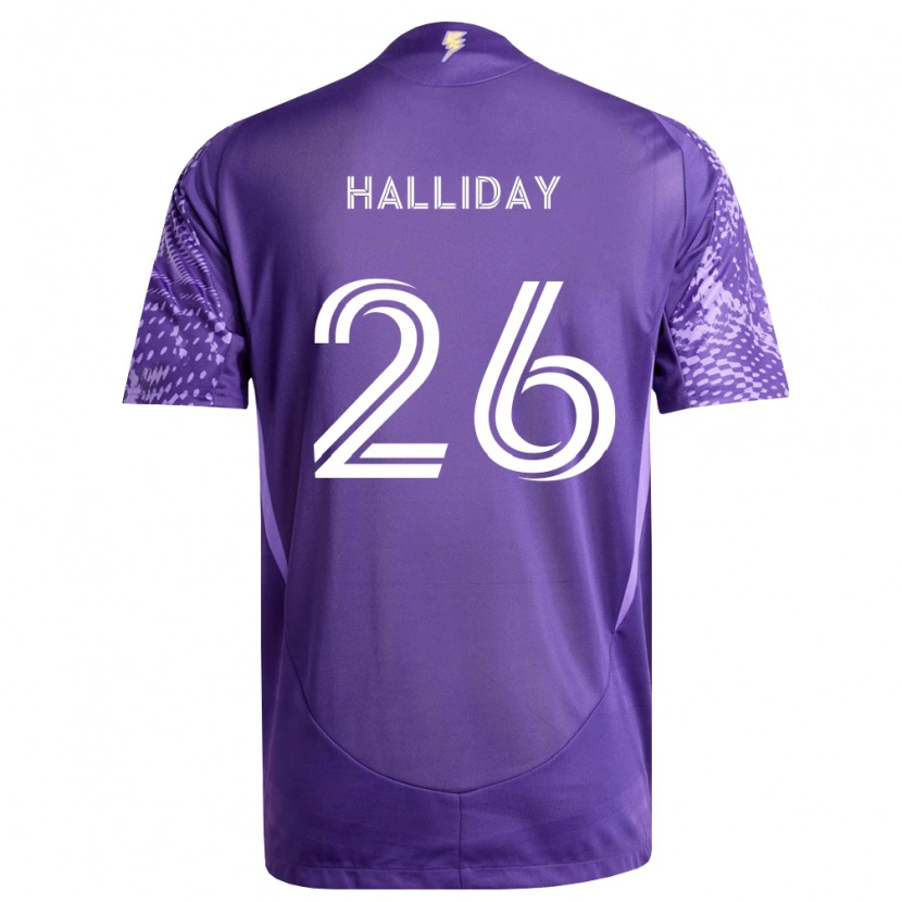 Danxen Dame Michael Halliday #26 Lilla Hvit Hjemmetrøye Drakt Trøye 2026/27 Skjorter T-Skjorte