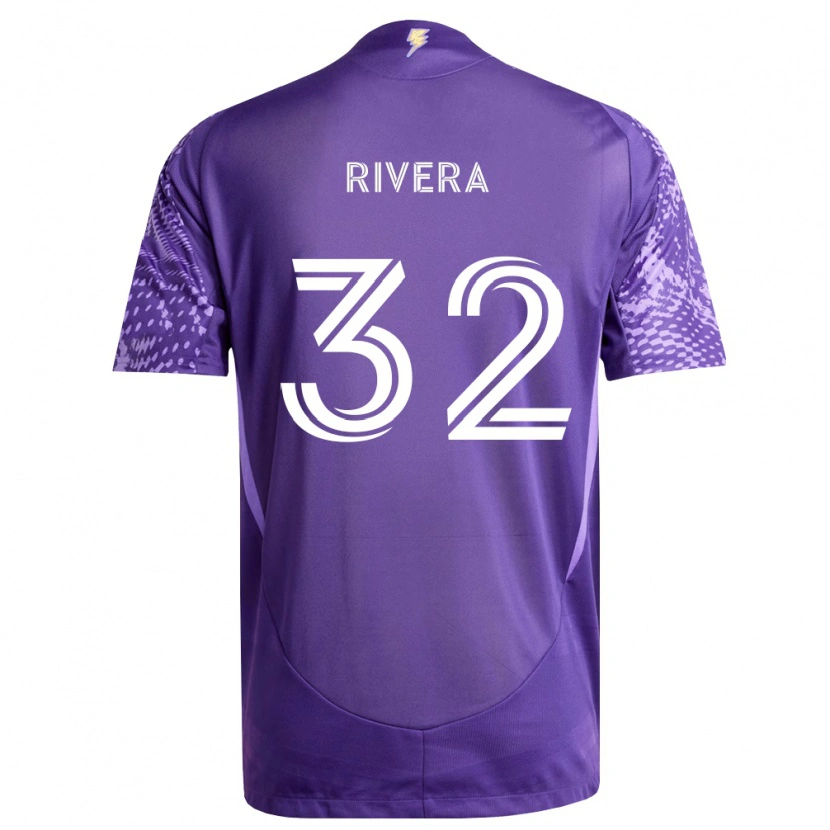 Danxen Dame Wilfredo Rivera #32 Lilla Hvit Hjemmetrøye Drakt Trøye 2026/27 Skjorter T-Skjorte