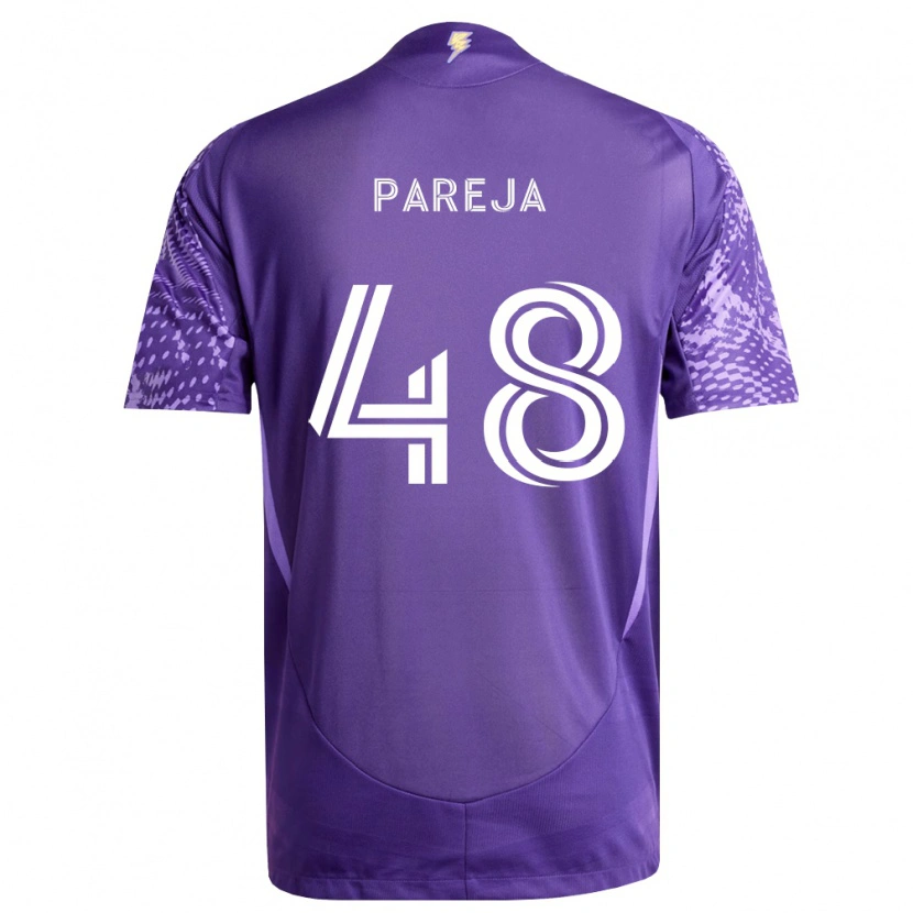 Danxen Dame Diego Pareja #48 Lilla Hvit Hjemmetrøye Drakt Trøye 2026/27 Skjorter T-Skjorte