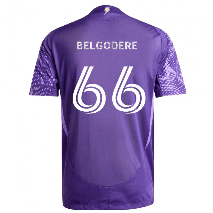Danxen Dame Matthew Belgodere #66 Lilla Hvit Hjemmetrøye Drakt Trøye 2026/27 Skjorter T-Skjorte