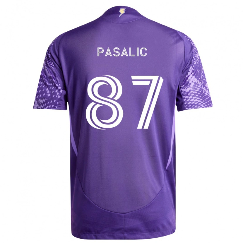 Danxen Dame Marco Pašalić #87 Lilla Hvit Hjemmetrøye Drakt Trøye 2026/27 Skjorter T-Skjorte