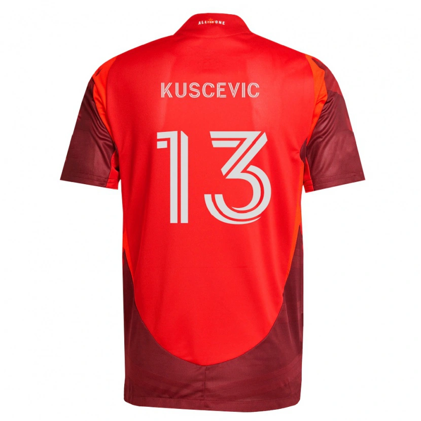 Danxen Dame Benjamín Kuscevic #13 Burgund Rød Hjemmetrøye Drakt Trøye 2026/27 Skjorter T-Skjorte