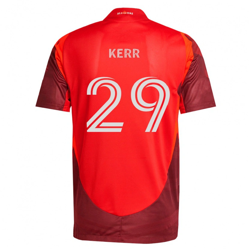 Danxen Dame Deandre Kerr #29 Burgund Rød Hjemmetrøye Drakt Trøye 2026/27 Skjorter T-Skjorte