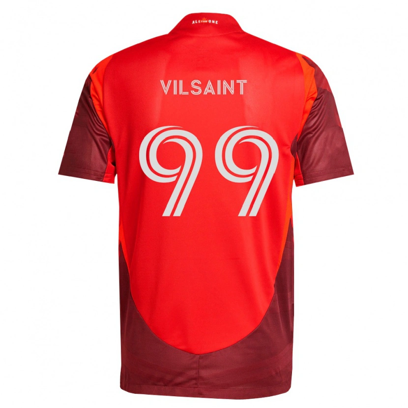 Danxen Dame Jules-Anthony Vilsaint #99 Burgund Rød Hjemmetrøye Drakt Trøye 2026/27 Skjorter T-Skjorte