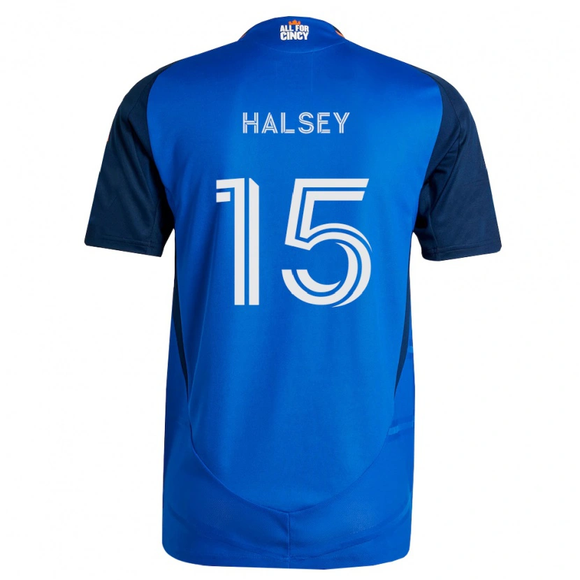 Danxen Dame Bret Halsey #15 Kongelig Blå Oransje Hjemmetrøye Drakt Trøye 2026/27 Skjorter T-Skjorte