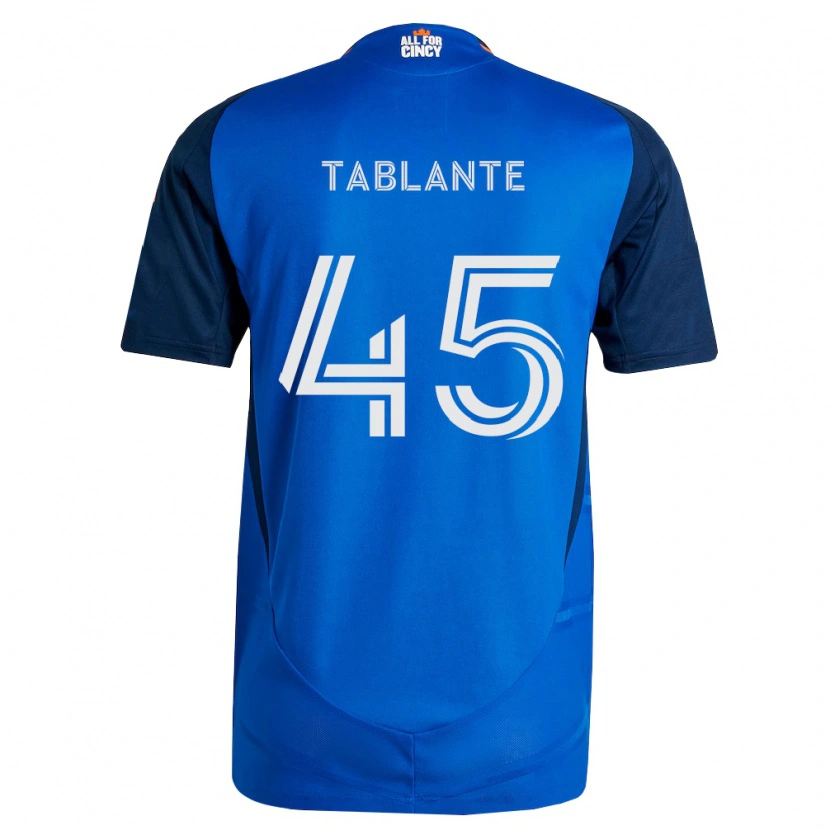 Danxen Dame Moises Tablante #45 Kongelig Blå Oransje Hjemmetrøye Drakt Trøye 2026/27 Skjorter T-Skjorte