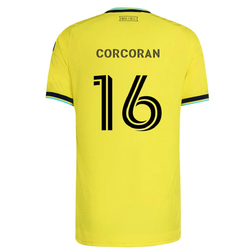 Danxen Dame Matthew Corcoran #16 Sterk Gul Marineblå Hjemmetrøye Drakt Trøye 2026/27 Skjorter T-Skjorte