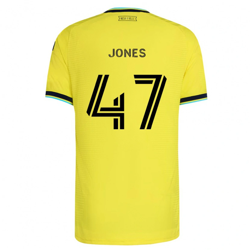Danxen Dame Isaiah Jones #47 Sterk Gul Marineblå Hjemmetrøye Drakt Trøye 2026/27 Skjorter T-Skjorte