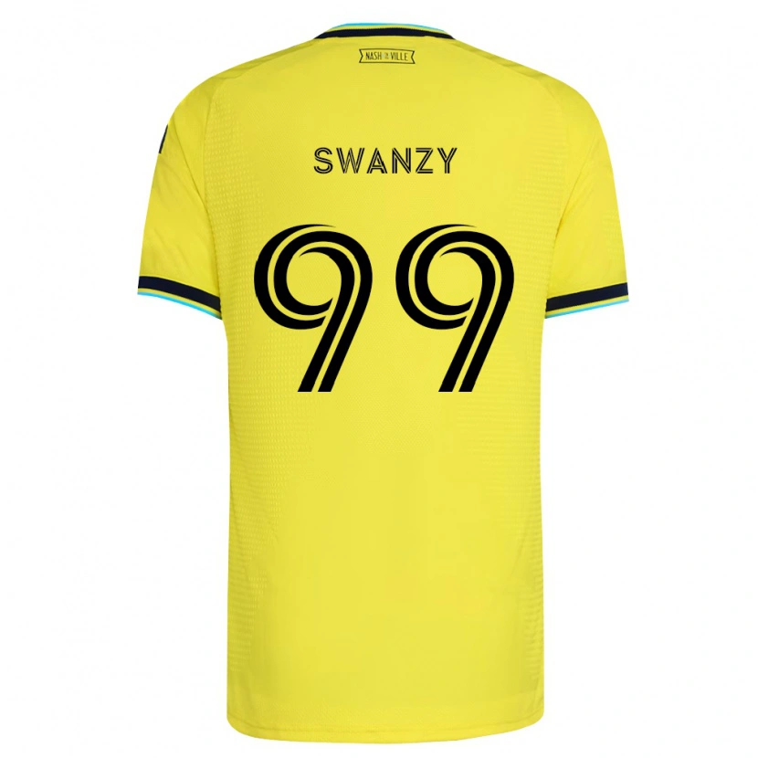 Danxen Dame Joshua Swanzy #99 Sterk Gul Marineblå Hjemmetrøye Drakt Trøye 2026/27 Skjorter T-Skjorte