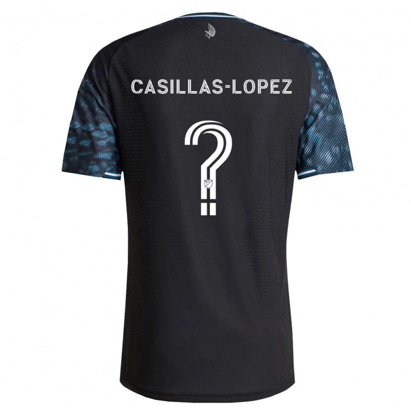 Danxen Dame Carlos Casillas-Lopez #0 Svart Hvit Hjemmetrøye Drakt Trøye 2026/27 Skjorter T-Skjorte