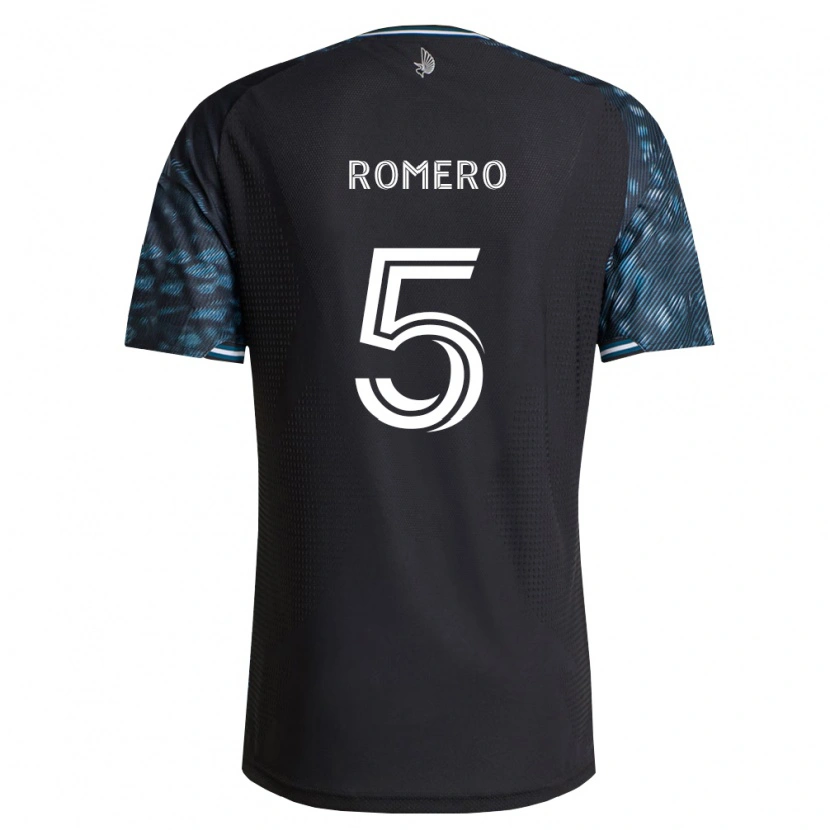 Danxen Dame Nicolás Romero #5 Svart Hvit Hjemmetrøye Drakt Trøye 2026/27 Skjorter T-Skjorte