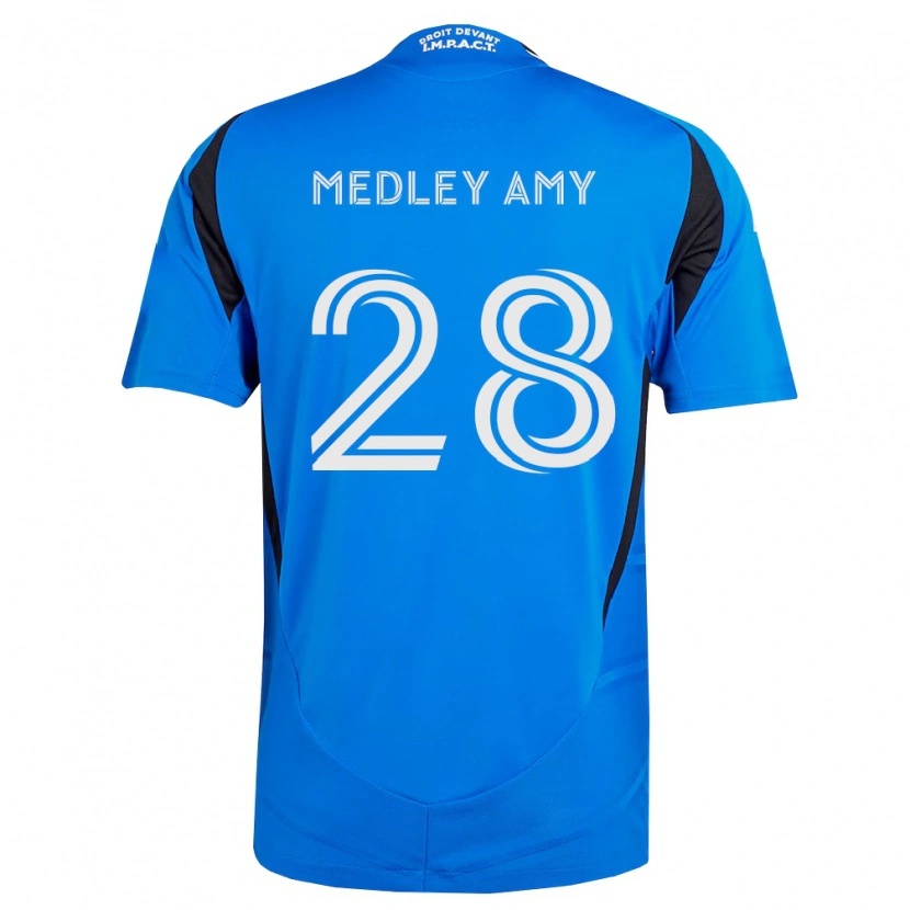 Danxen Dame Medley Amy #28 Blå Hvit Svart Hjemmetrøye Drakt Trøye 2026/27 Skjorter T-Skjorte