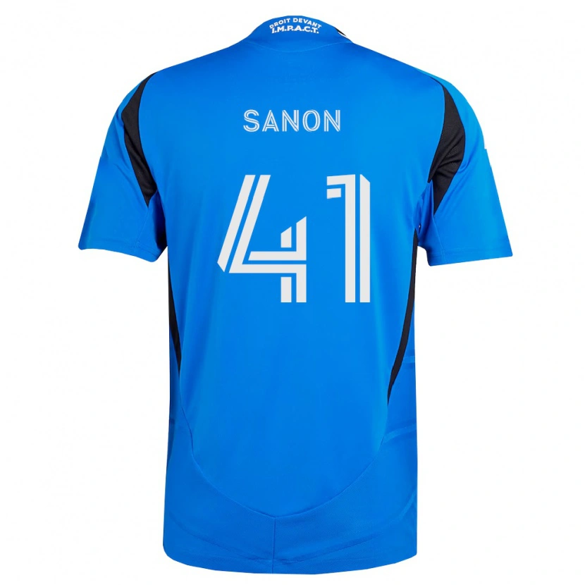 Danxen Dame Jérémy Sanon #41 Blå Hvit Svart Hjemmetrøye Drakt Trøye 2026/27 Skjorter T-Skjorte