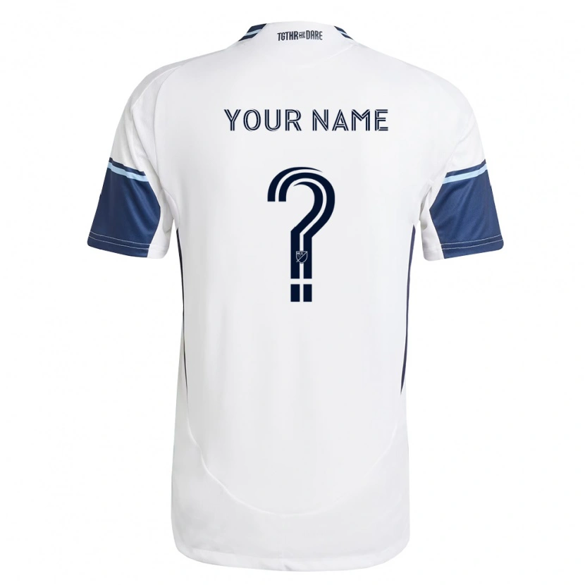 Danxen Dame Navnet Ditt #0 Hvit Kongelig Blå Hjemmetrøye Drakt Trøye 2026/27 Skjorter T-Skjorte