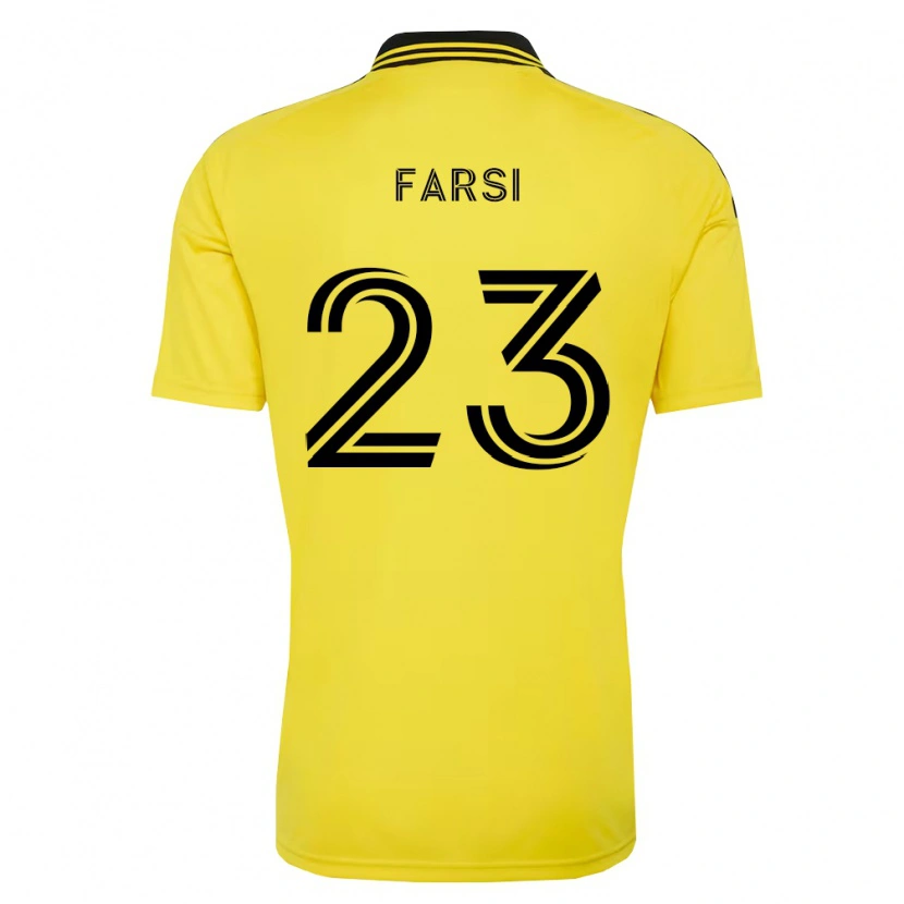 Danxen Dame Mohamed Farsi #23 Gul Svart Hjemmetrøye Drakt Trøye 2026/27 Skjorter T-Skjorte