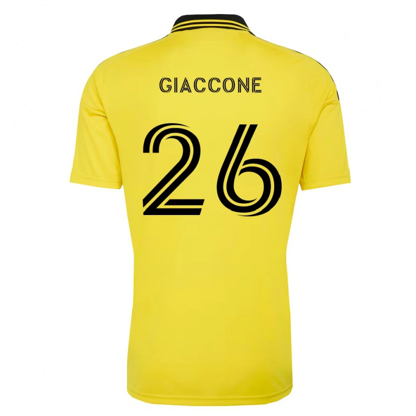 Danxen Dame Lautaro Giaccone #26 Gul Svart Hjemmetrøye Drakt Trøye 2026/27 Skjorter T-Skjorte