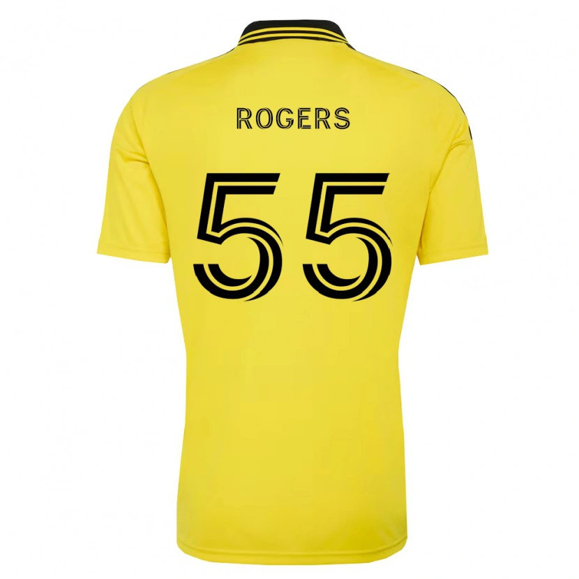 Danxen Dame Chris Rogers #55 Gul Svart Hjemmetrøye Drakt Trøye 2026/27 Skjorter T-Skjorte