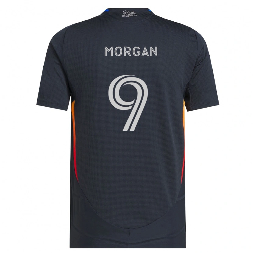 Danxen Dame Lewis Morgan #9 Mørk Grå Rød Hjemmetrøye Drakt Trøye 2026/27 Skjorter T-Skjorte