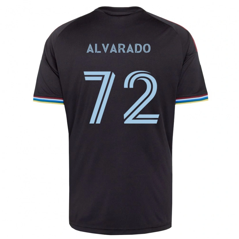 Danxen Dame Miguel Alvarado #72 Svart Himmelblå Hjemmetrøye Drakt Trøye 2026/27 Skjorter T-Skjorte