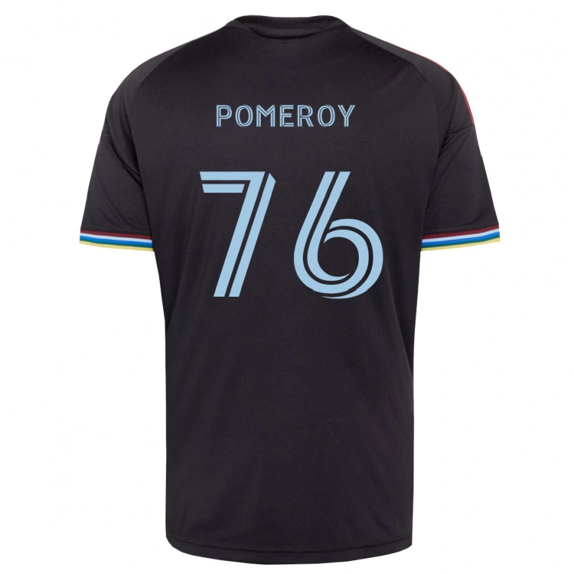 Danxen Dame Jack Pomeroy #76 Svart Himmelblå Hjemmetrøye Drakt Trøye 2026/27 Skjorter T-Skjorte