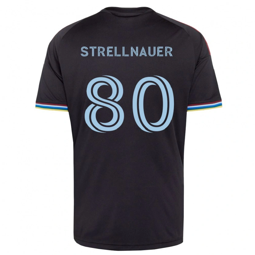 Danxen Dame Noah Strellnauer #80 Svart Himmelblå Hjemmetrøye Drakt Trøye 2026/27 Skjorter T-Skjorte