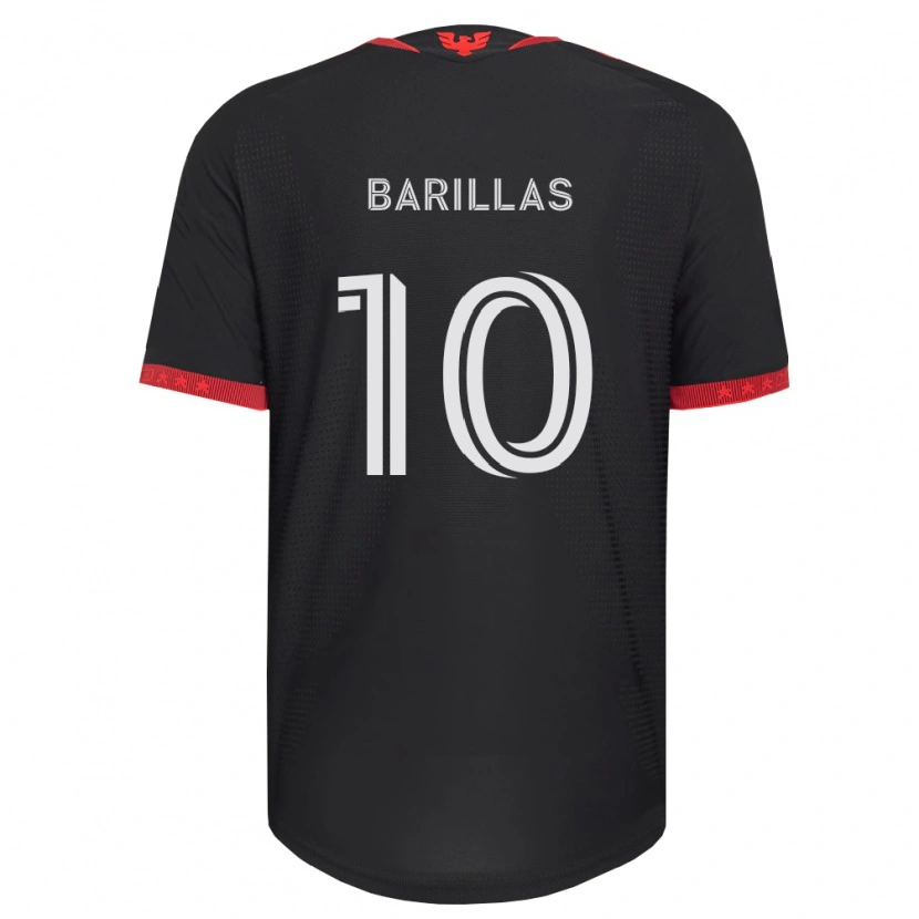 Danxen Dame Mayson Barillas #10 Svart Hvit Rød Hjemmetrøye Drakt Trøye 2026/27 Skjorter T-Skjorte