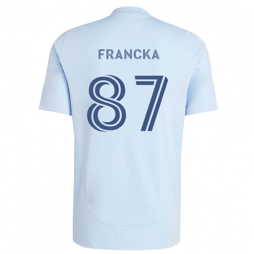 Danxen Dame Jack Francka #87 Lyseblå Lysegrå Hjemmetrøye Drakt Trøye 2026/27 Skjorter T-Skjorte