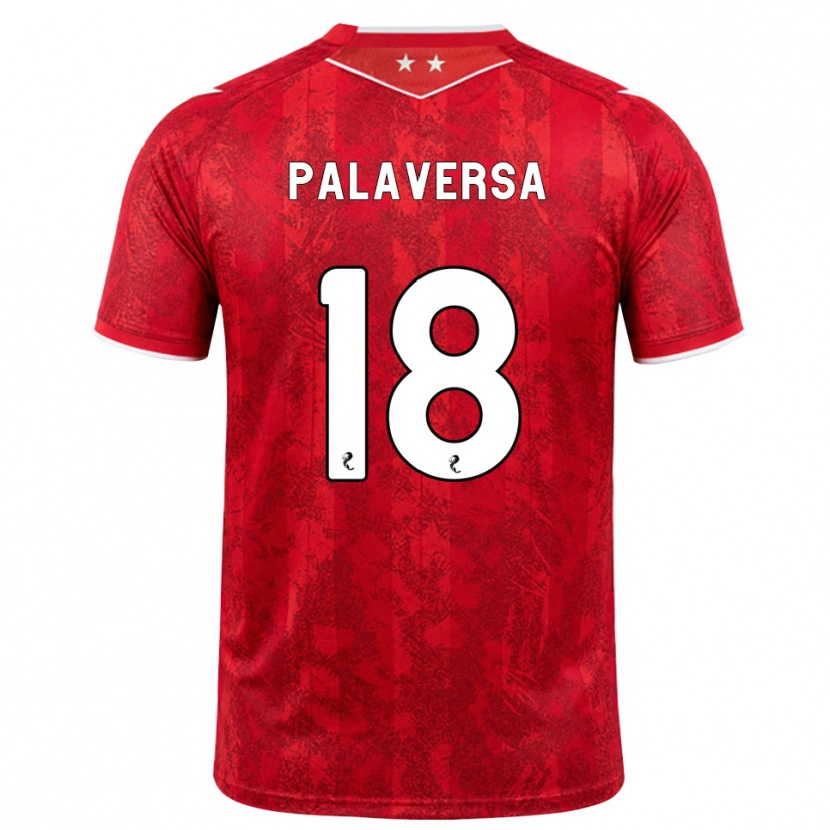 Danxen Dame Ante Palaversa #18 Rød Hvit Hjemmetrøye Drakt Trøye 2026/27 Skjorter T-Skjorte