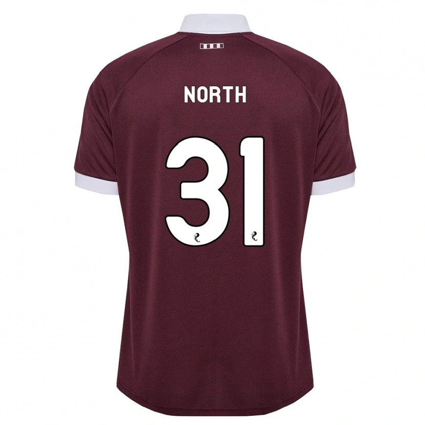 Danxen Dame Tommy North #31 Burgunder Hvit Hjemmetrøye Drakt Trøye 2026/27 Skjorter T-Skjorte