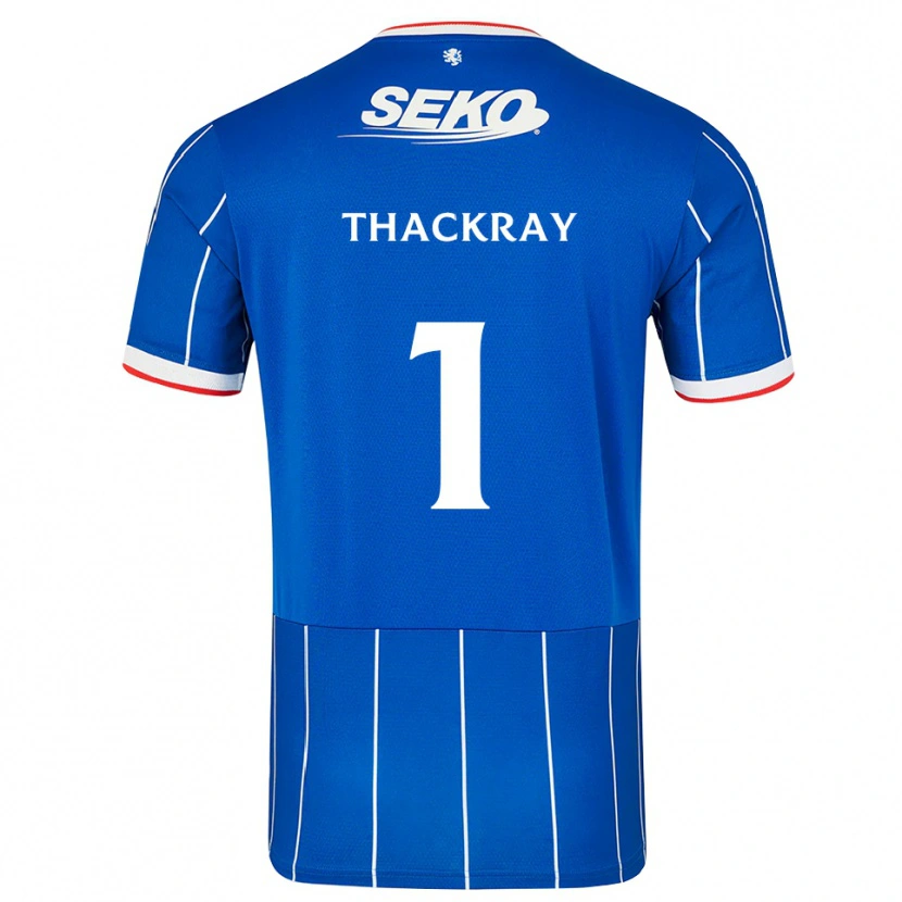 Danxen Dame Greig Thackray #1 Rød Blå Hvit Hjemmetrøye Drakt Trøye 2026/27 Skjorter T-Skjorte