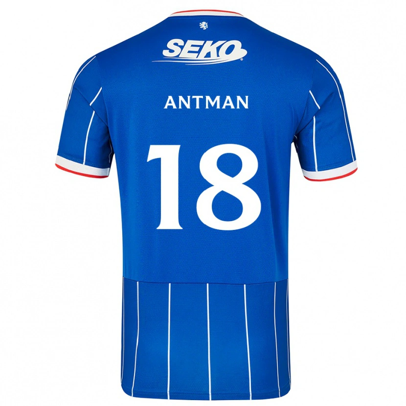 Danxen Dame Oliver Antman #18 Rød Blå Hvit Hjemmetrøye Drakt Trøye 2026/27 Skjorter T-Skjorte