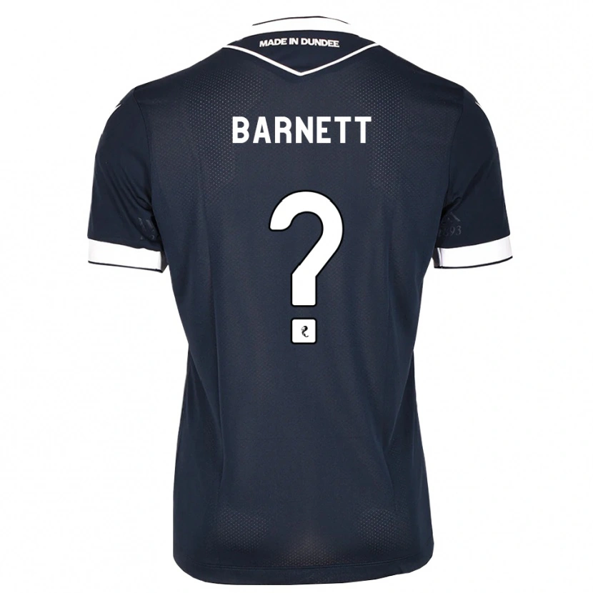 Danxen Dame Alex Barnett #0 Midnattsblå Hvit Hjemmetrøye Drakt Trøye 2026/27 Skjorter T-Skjorte