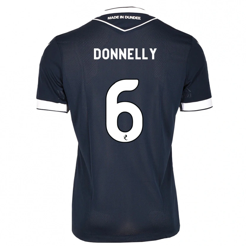 Danxen Dame Aaron Donnelly #6 Midnattsblå Hvit Hjemmetrøye Drakt Trøye 2026/27 Skjorter T-Skjorte