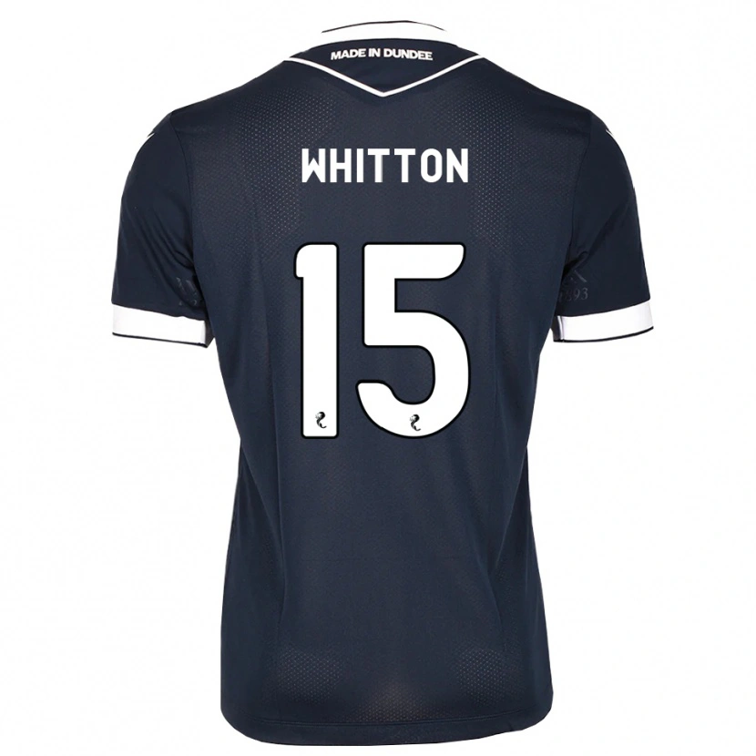 Danxen Dame Jamie Whitton #15 Midnattsblå Hvit Hjemmetrøye Drakt Trøye 2026/27 Skjorter T-Skjorte