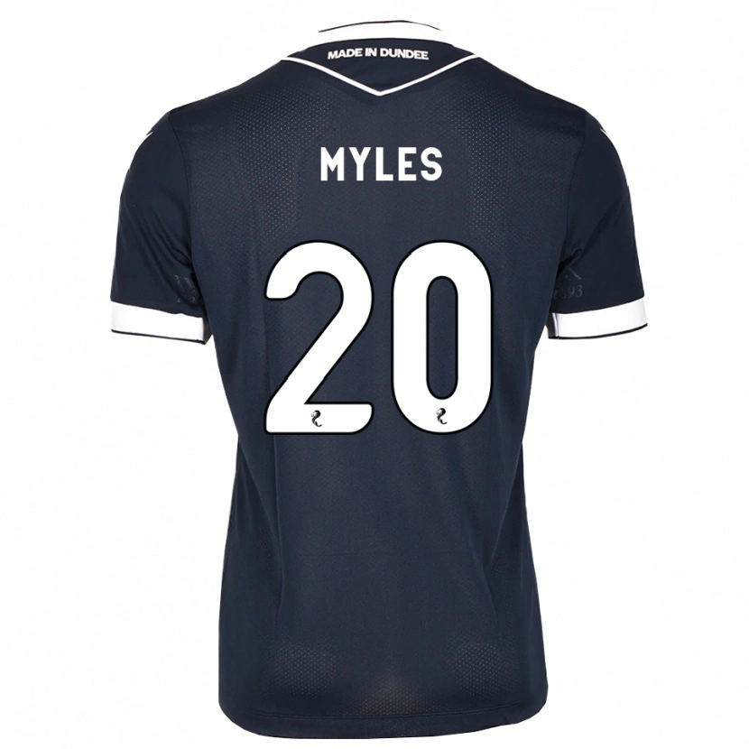 Danxen Dame Logan Myles #20 Midnattsblå Hvit Hjemmetrøye Drakt Trøye 2026/27 Skjorter T-Skjorte