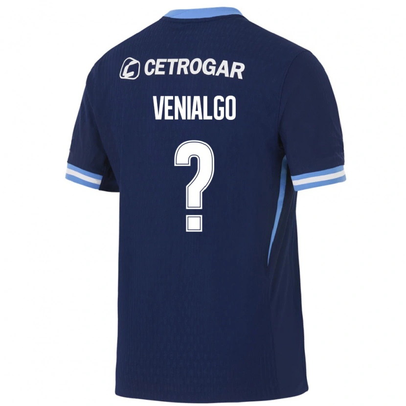 Danxen Dame Ezequiel Venialgo #0 Kongelig Blå Lyseblå Hvit Bortetrøye Drakt Trøye 2026/27 Skjorter T-Skjorte