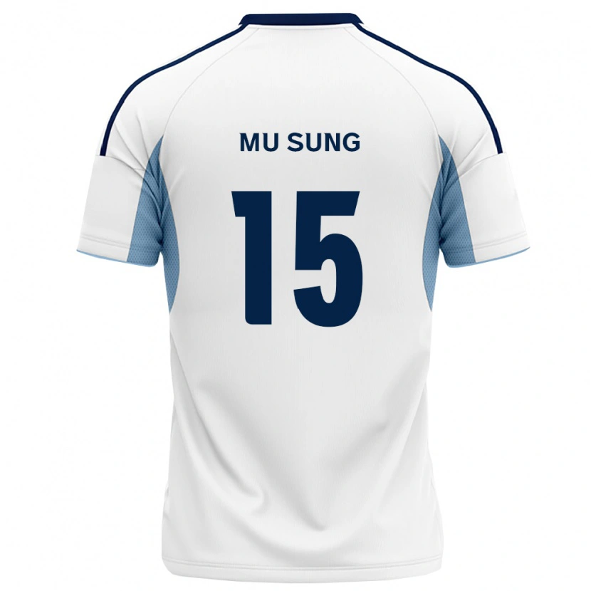 Danxen Dame Mu-Sung Kang #15 Kongelig Blå Hvit Bortetrøye Drakt Trøye 2026/27 Skjorter T-Skjorte