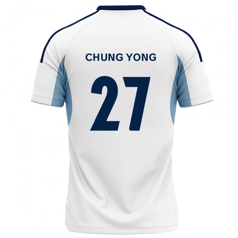 Danxen Dame Chung-Yong Lee #27 Kongelig Blå Hvit Bortetrøye Drakt Trøye 2026/27 Skjorter T-Skjorte