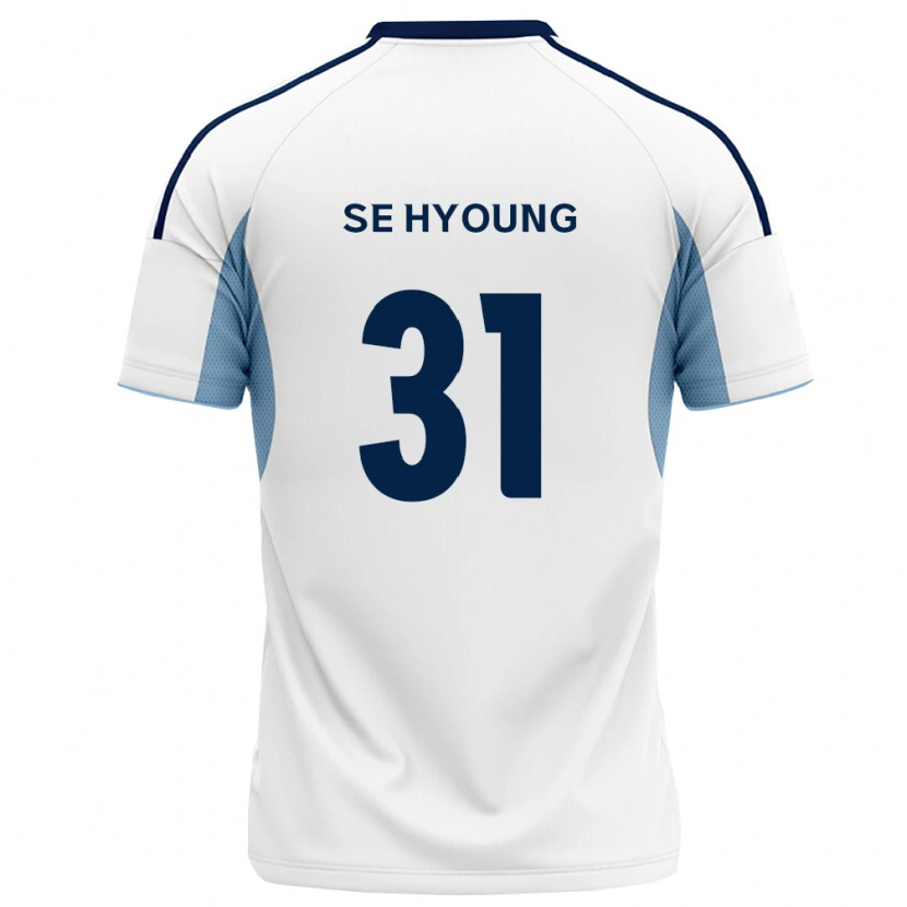 Danxen Dame Se-Hyoung Kim #31 Kongelig Blå Hvit Bortetrøye Drakt Trøye 2026/27 Skjorter T-Skjorte