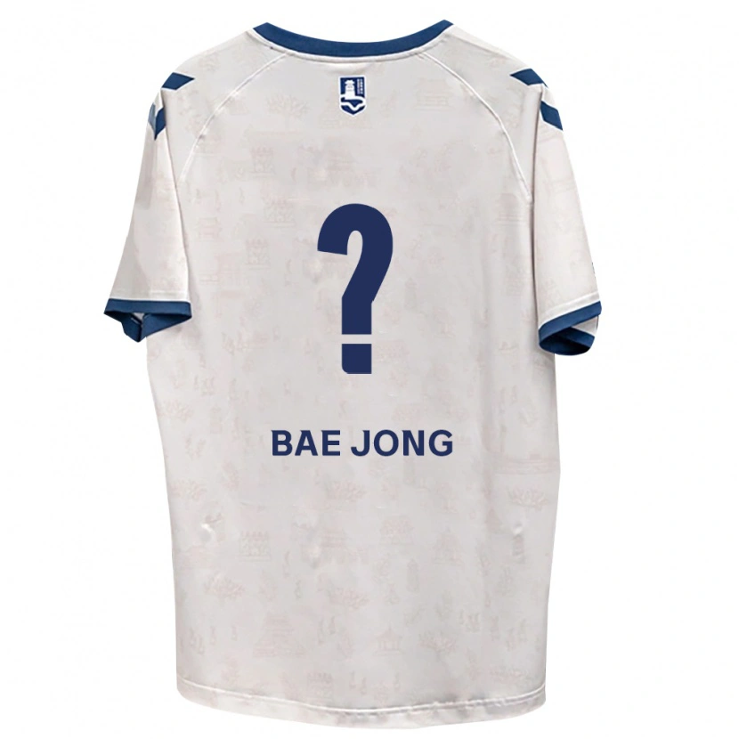 Danxen Dame Bae-Jong Park #0 Kongelig Blå Hvit Bortetrøye Drakt Trøye 2026/27 Skjorter T-Skjorte