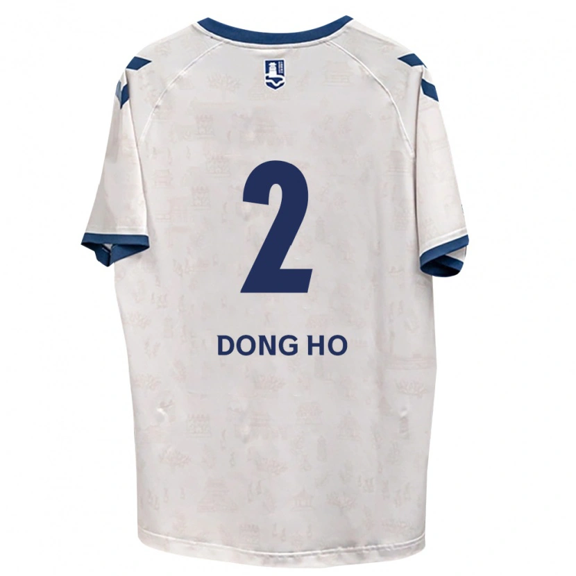 Danxen Dame Dong-Ho Jeong #2 Kongelig Blå Hvit Bortetrøye Drakt Trøye 2026/27 Skjorter T-Skjorte