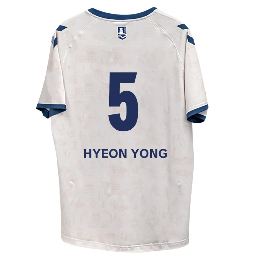 Danxen Dame Hyeon-Yong Lee #5 Kongelig Blå Hvit Bortetrøye Drakt Trøye 2026/27 Skjorter T-Skjorte