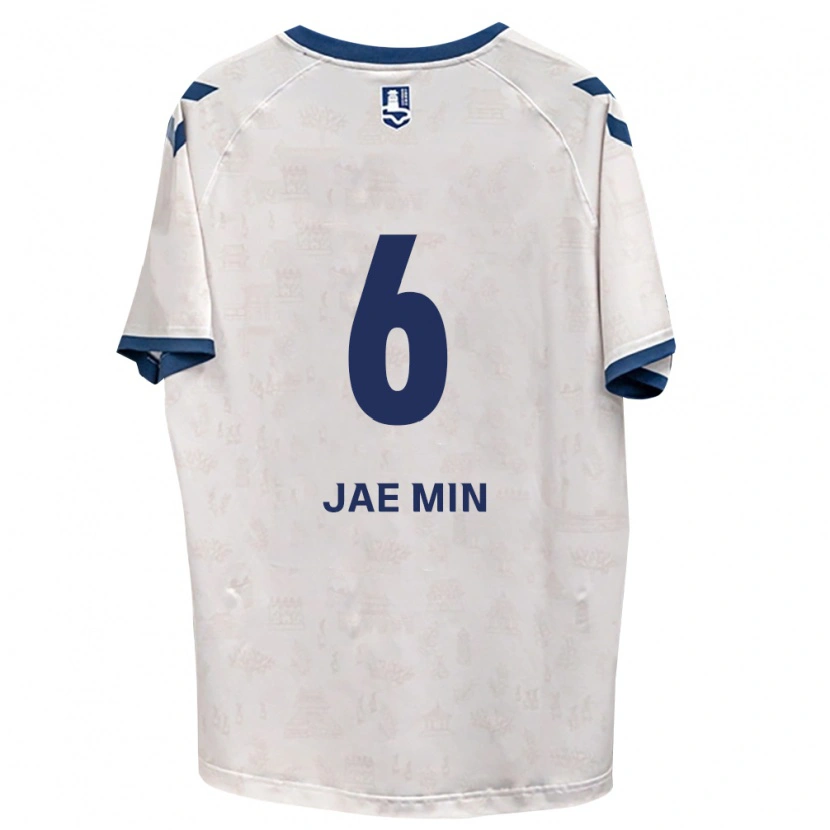 Danxen Dame Jae-Min Chun #6 Kongelig Blå Hvit Bortetrøye Drakt Trøye 2026/27 Skjorter T-Skjorte