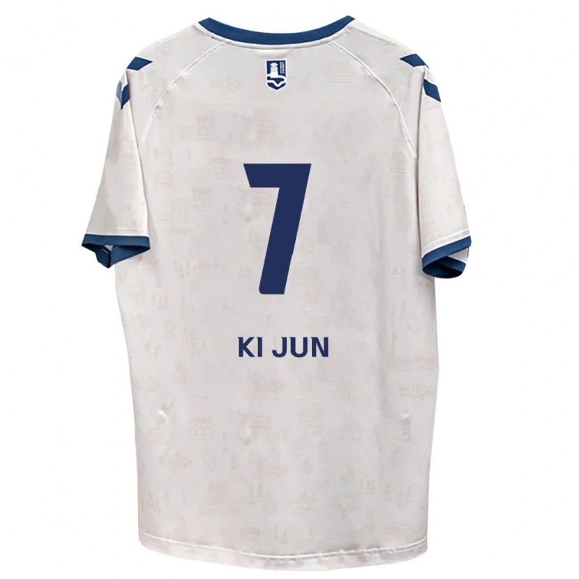 Danxen Dame Ki-Jun Kim #7 Kongelig Blå Hvit Bortetrøye Drakt Trøye 2026/27 Skjorter T-Skjorte