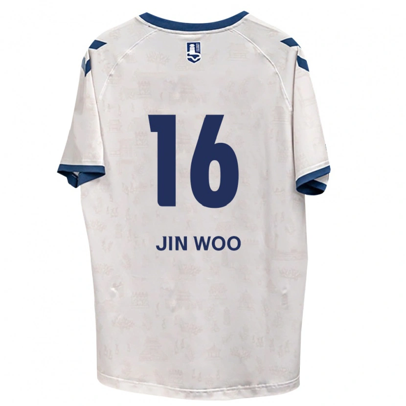 Danxen Dame Jin-Woo Jo #16 Kongelig Blå Hvit Bortetrøye Drakt Trøye 2026/27 Skjorter T-Skjorte